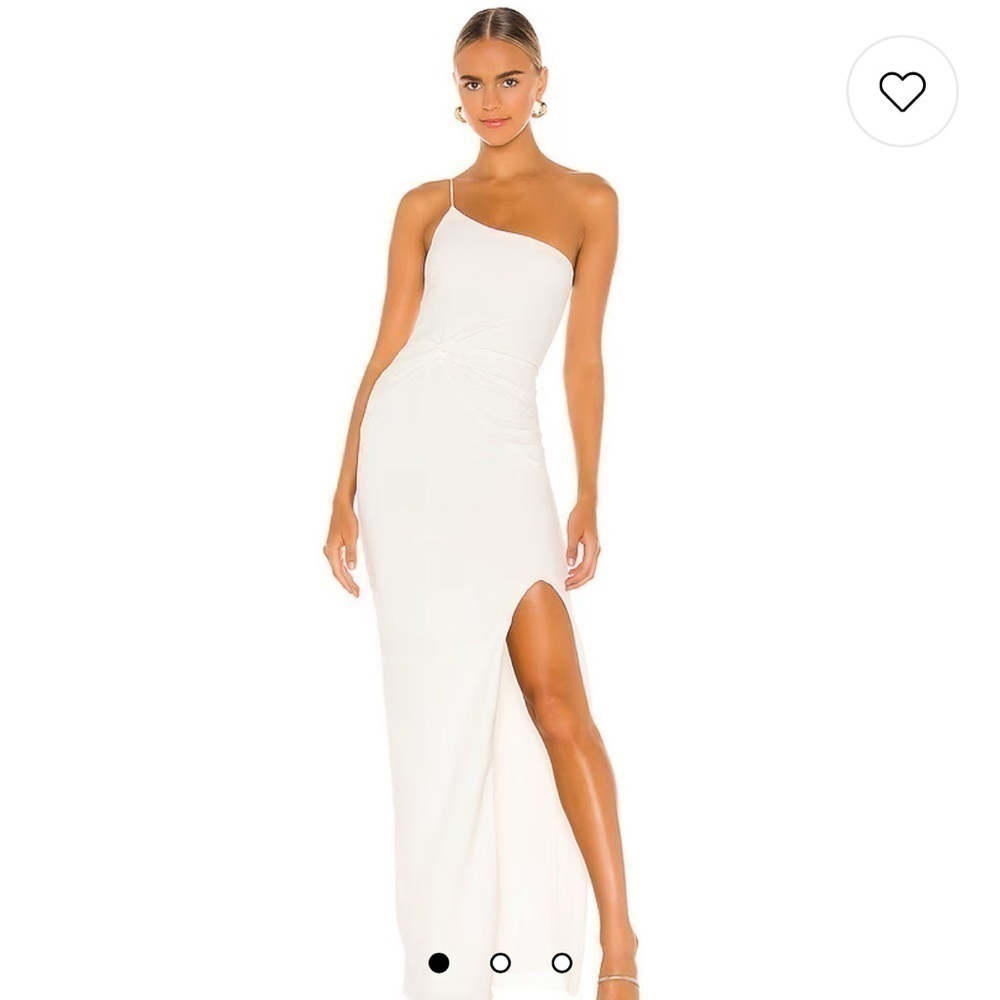 Nookie Lust One Shoulder Gown in Ivory